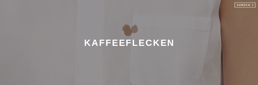 Kaffeeflecken entfernen
